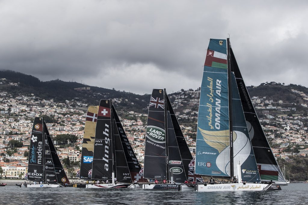 The Extreme Sailing Series 2016. Act 6. Madeira. Portugal. 23rd September 2016. Credit - Lloyd Images