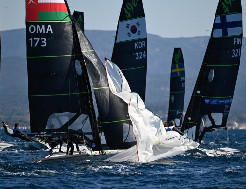 Oman Sail’s 49er teams head to La Grande Motte for the 2024 49er, 49erFX and Nacra 17 European Championships